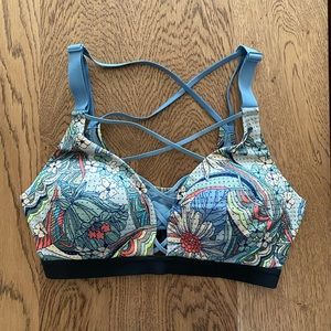 VS floral sports bra